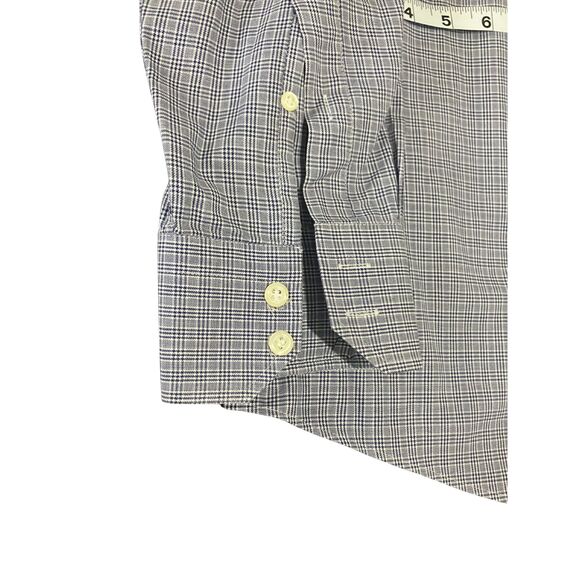 Hugo Boss Men’s Regular Fit Dress Shirt Size 16.5/42 Blue Check 100% Cotton - Picture 10 of 10